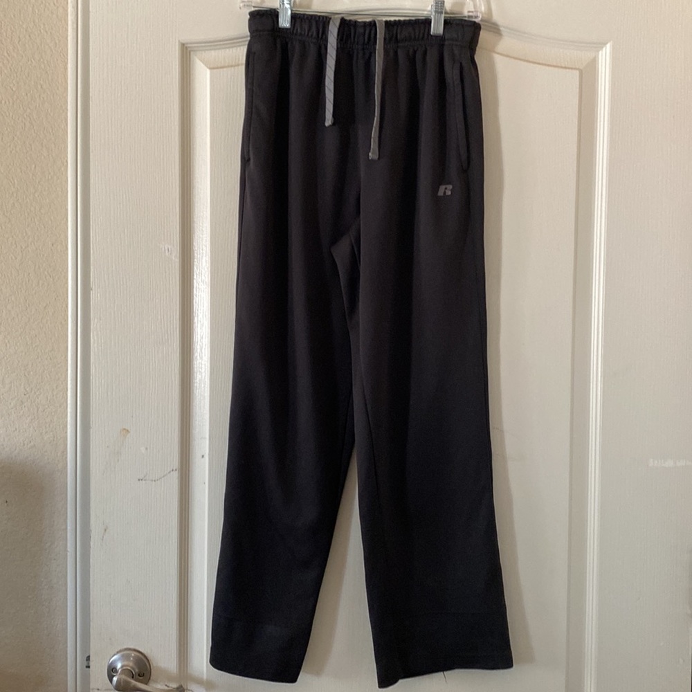 Russell Athletic Mens Dri-Power 360 open bottom pant small